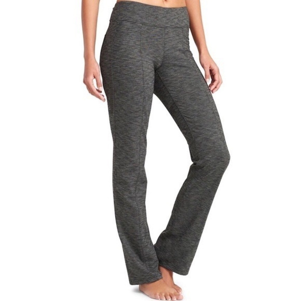 Athleta Yoga Flare pants heather gray Medium
